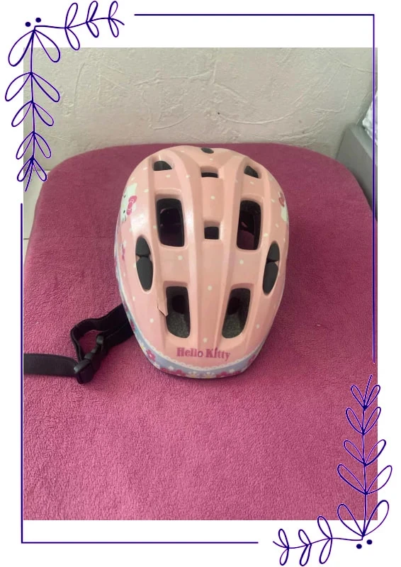 Casque vélo hello kitty